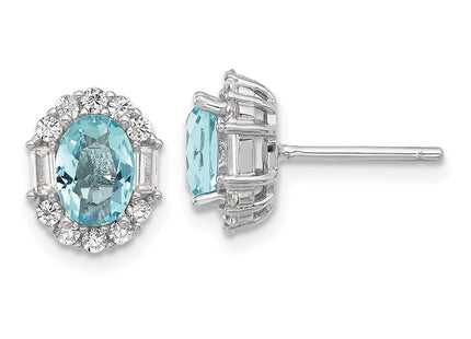 Sterling Silver Earrings Style QCM1586 - Classique Jewelry Inc.