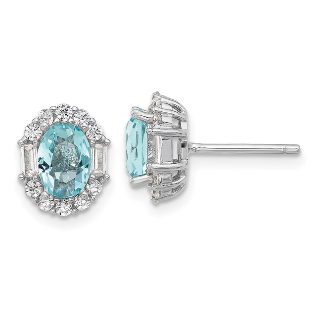 Sterling Silver Earrings Style QCM1586 - Classique Jewelry Inc.