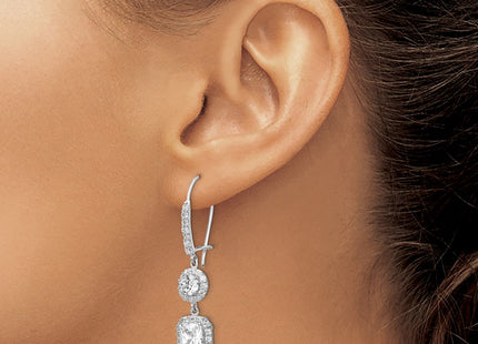 Sterling Silver Earrings Style QCM159 - Classique Jewelry Inc.