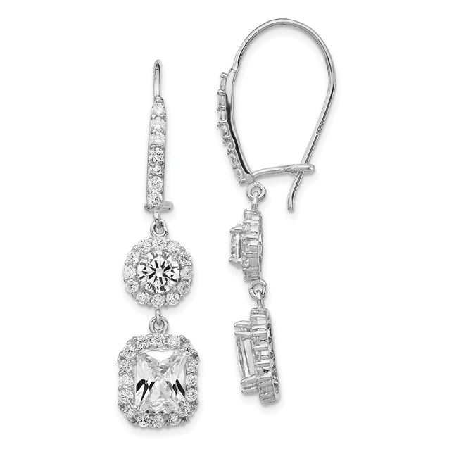 Sterling Silver Earrings Style QCM159 - Classique Jewelry Inc.