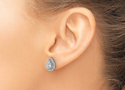 Sterling Silver Earrings Style QCM1590 - Classique Jewelry Inc.