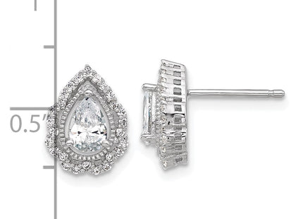 Sterling Silver Earrings Style QCM1590 - Classique Jewelry Inc.