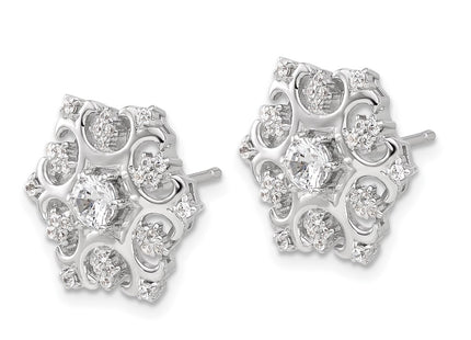 Sterling Silver Earrings Style QCM1596 - Classique Jewelry Inc.