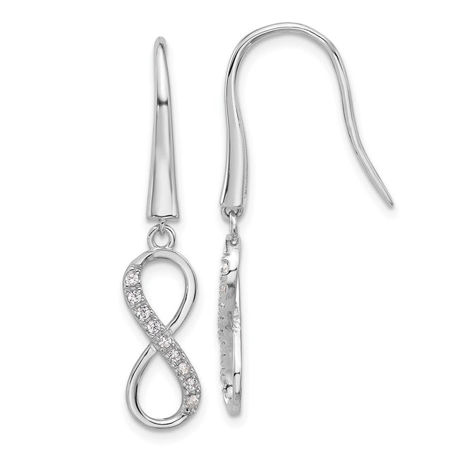 Sterling Silver Earrings Style QCM1602 - Classique Jewelry Inc.