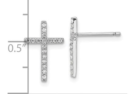 Sterling Silver Earrings Style QCM1603 - Classique Jewelry Inc.