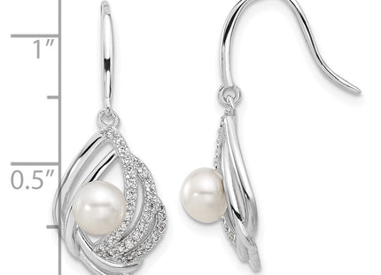 Sterling Silver Earrings Style QCM1622 - Classique Jewelry Inc.