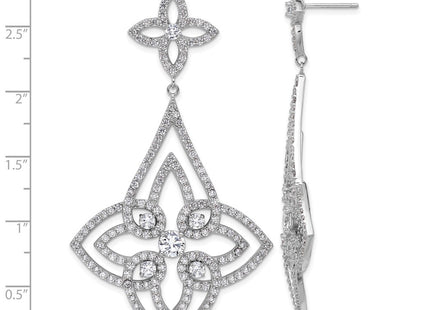 Sterling Silver Earrings Style QCM1629 - Classique Jewelry Inc.