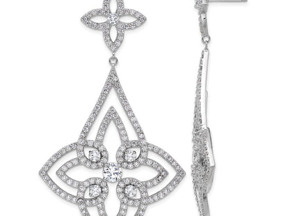 Sterling Silver Earrings Style QCM1629 - Classique Jewelry Inc.