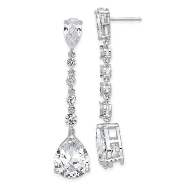 Sterling Silver Earrings Style QCM1630 - Classique Jewelry Inc.