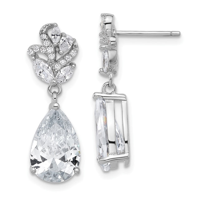 Sterling Silver Earrings Style QCM1631 - Classique Jewelry Inc.