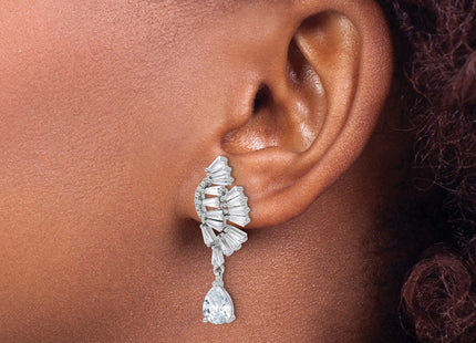 Sterling Silver Earrings Style QCM1632 - Classique Jewelry Inc.