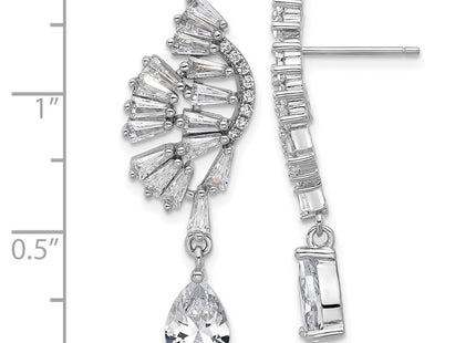 Sterling Silver Earrings Style QCM1632 - Classique Jewelry Inc.