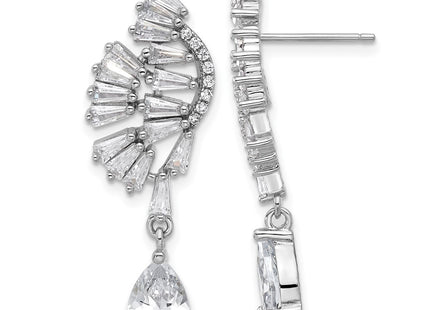 Sterling Silver Earrings Style QCM1632 - Classique Jewelry Inc.