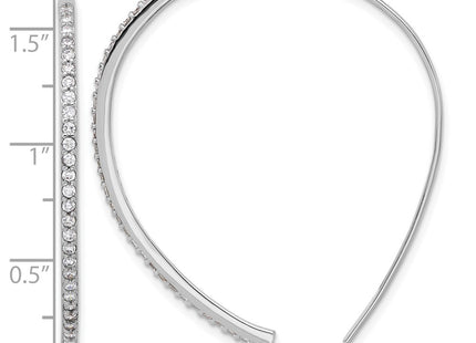 Sterling Silver Earrings Style QCM1634 - Classique Jewelry Inc.