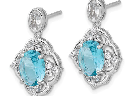 Sterling Silver Earrings Style QCM1635 - Classique Jewelry Inc.