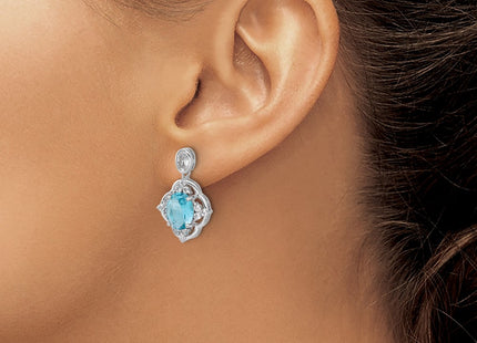 Sterling Silver Earrings Style QCM1635 - Classique Jewelry Inc.