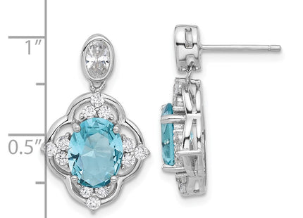 Sterling Silver Earrings Style QCM1635 - Classique Jewelry Inc.