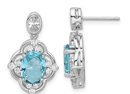 Sterling Silver Earrings Style QCM1635 - Classique Jewelry Inc.