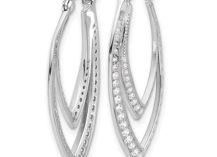 Sterling Silver Earrings Style QCM1637 - Classique Jewelry Inc.