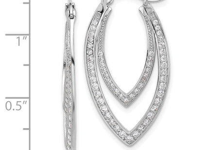 Sterling Silver Earrings Style QCM1637 - Classique Jewelry Inc.
