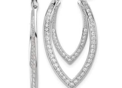 Sterling Silver Earrings Style QCM1637 - Classique Jewelry Inc.