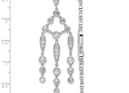 Sterling Silver Earrings Style QCM1638 - Classique Jewelry Inc.