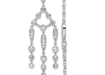 Sterling Silver Earrings Style QCM1638 - Classique Jewelry Inc.