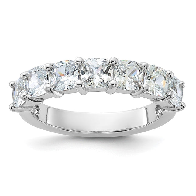 Sterling silver cubic zirconia ring