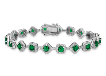 Sterling Silver Bracelets Style QCM1664 - Classique Jewelry Inc.