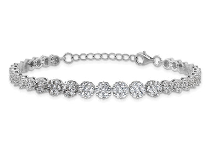 Sterling Silver Bracelets Style QCM1667 - Classique Jewelry Inc.