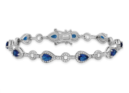 Sterling Silver Bracelets Style QCM1669 - Classique Jewelry Inc.
