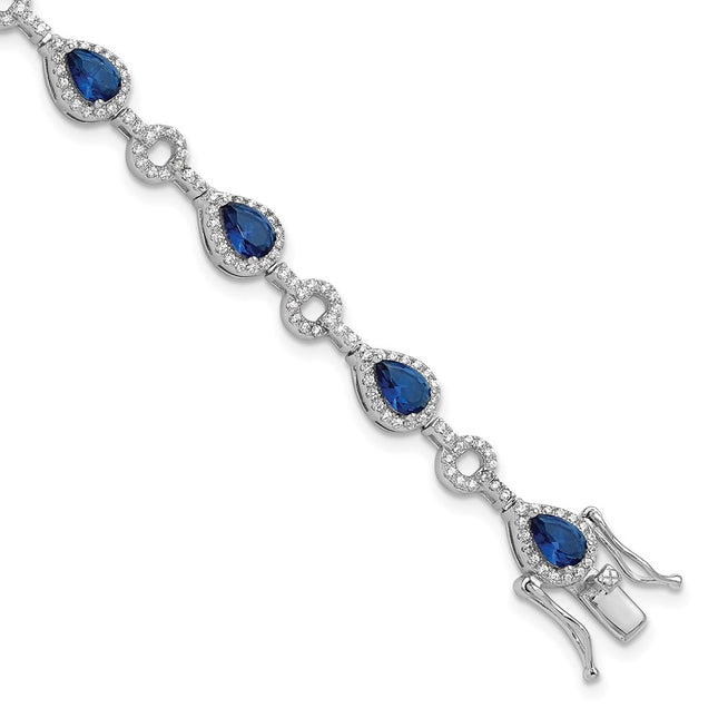 Sterling Silver Bracelets Style QCM1669 - Classique Jewelry Inc.