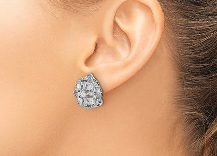 Sterling Silver Earrings Style QCM1671 - Classique Jewelry Inc.