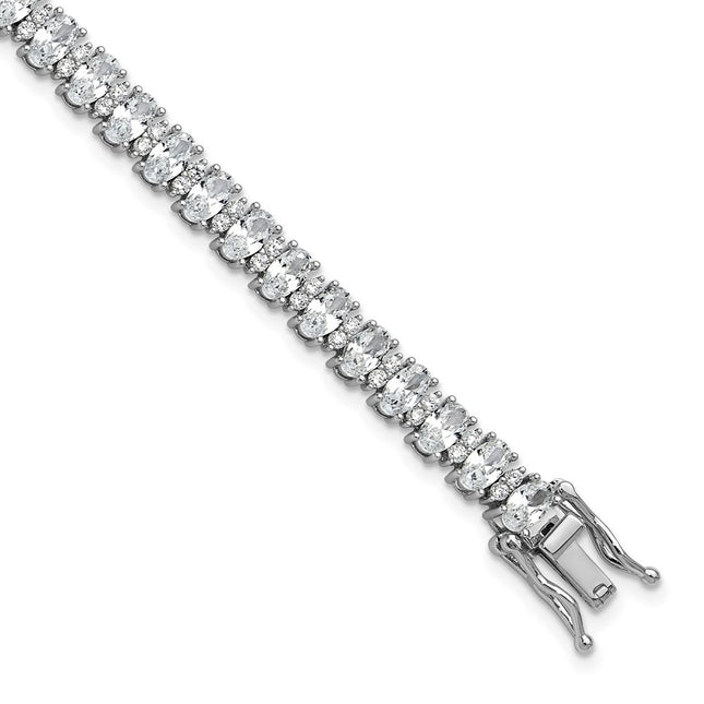Sterling Silver Bracelets Style QCM1672 - Classique Jewelry Inc.