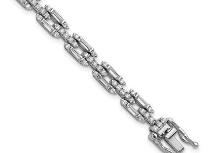 Sterling Silver Bracelets Style QCM1675 - Classique Jewelry Inc.
