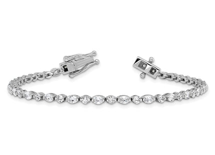 Sterling Silver Bracelets Style QCM1676 - Classique Jewelry Inc.