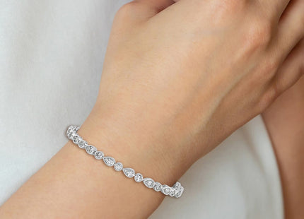 Sterling Silver Bracelets Style QCM1677 - Classique Jewelry Inc.