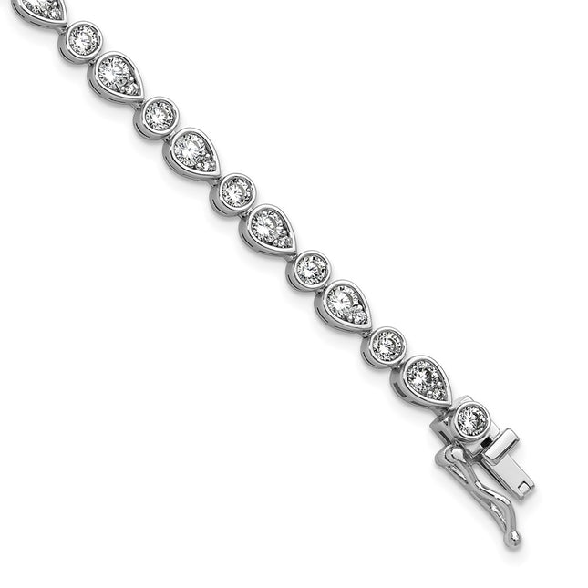 Sterling Silver Bracelets Style QCM1677 - Classique Jewelry Inc.