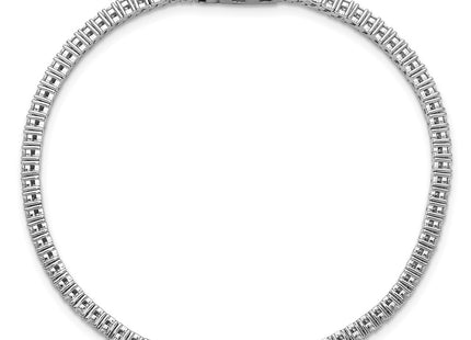 Sterling silver cubic zirconia bracelet, further view