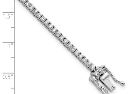 Sterling silver cubic zirconia bracelet