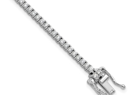 Sterling silver cubic zirconia bracelet