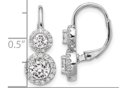 Sterling Silver Earrings Style QCM1681 - Classique Jewelry Inc.