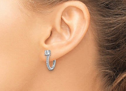 Sterling Silver Earrings Style QCM1683 - Classique Jewelry Inc.