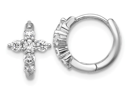 Sterling Silver Earrings Style QCM1686 - Classique Jewelry Inc.