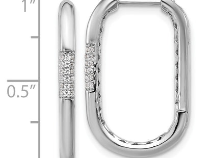 Sterling Silver Earrings Style QCM1687 - Classique Jewelry Inc.