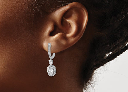 Sterling Silver Earrings Style QCM1690 - Classique Jewelry Inc.