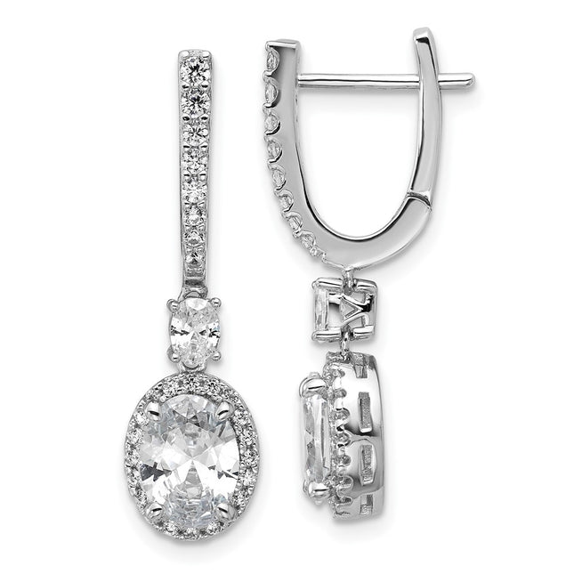 Sterling Silver Earrings Style QCM1690 - Classique Jewelry Inc.