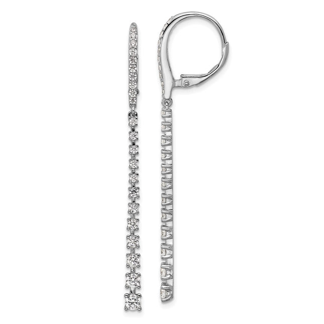 Sterling Silver Earrings Style QCM1691 - Classique Jewelry Inc.