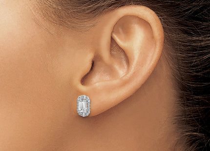 Sterling Silver Earrings Style QCM1692 - Classique Jewelry Inc.