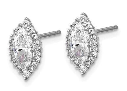Sterling Silver Earrings Style QCM1693 - Classique Jewelry Inc.